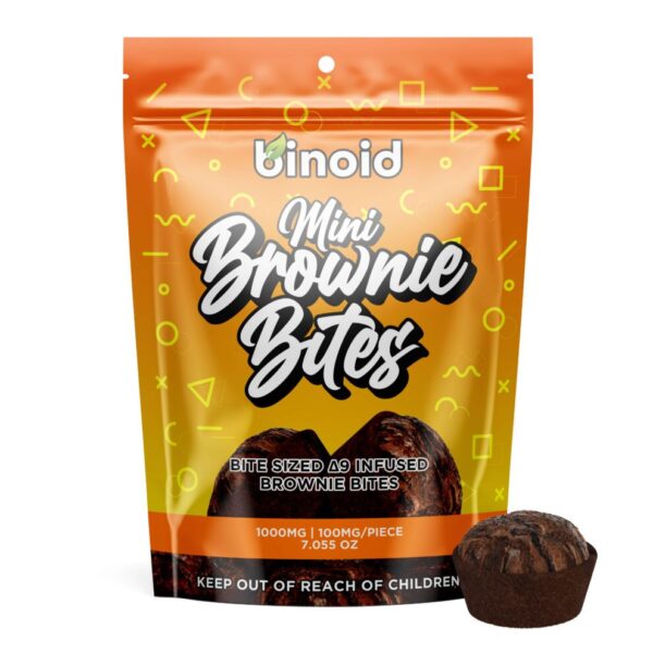 DELTA 9 MINI BROWNIE BITES – 1000MG